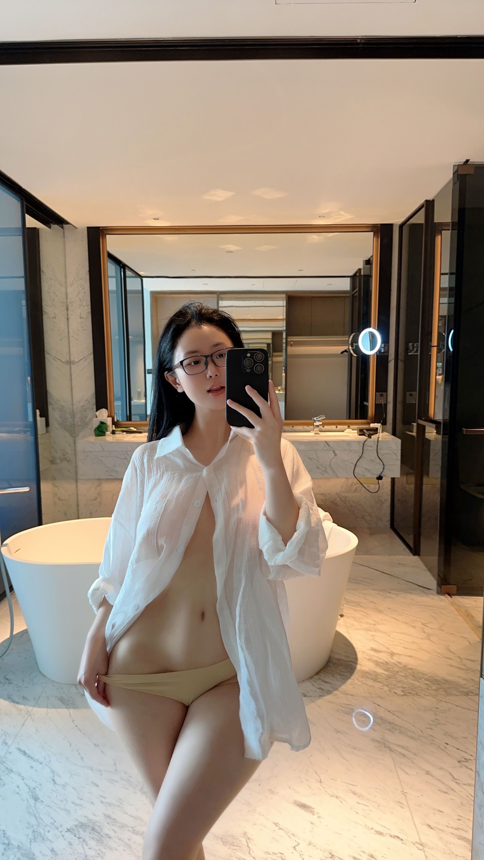 图片[3]-俏妞 男友衬衫私密 20P-COS世界